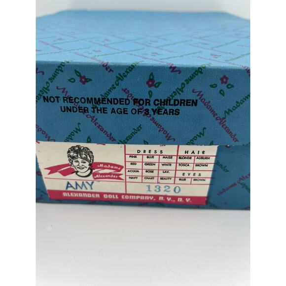 Madame Alexander 12” Doll Little Women Amy in Yellow Dress with Tag & Stand - Picture 6 of 7